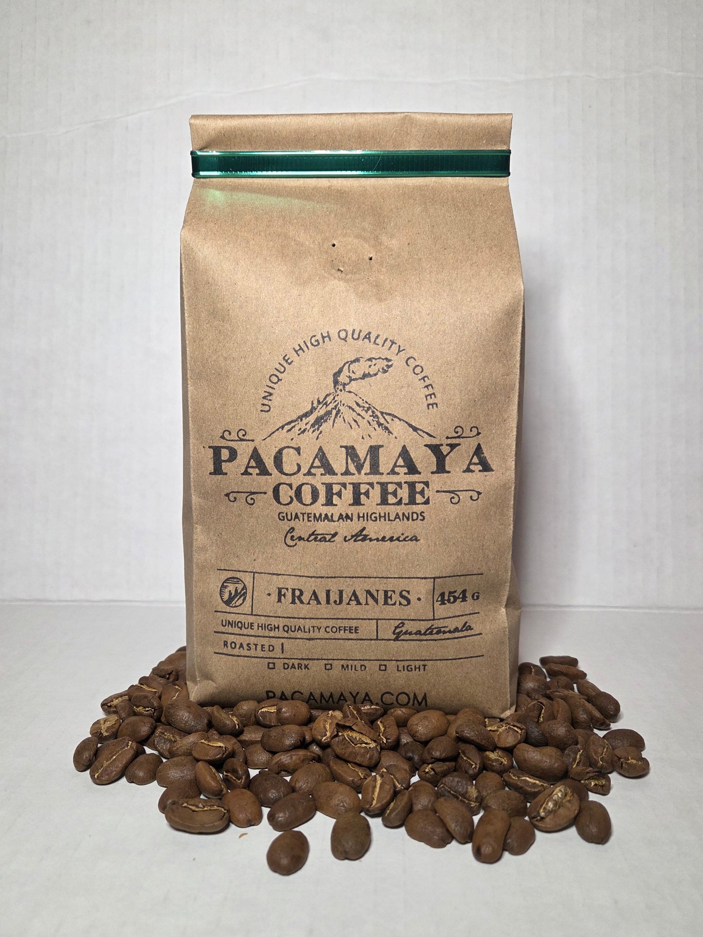 Fraijanes Pacaya Medium Roast Coffee Beans Single Origin Washed Arabica