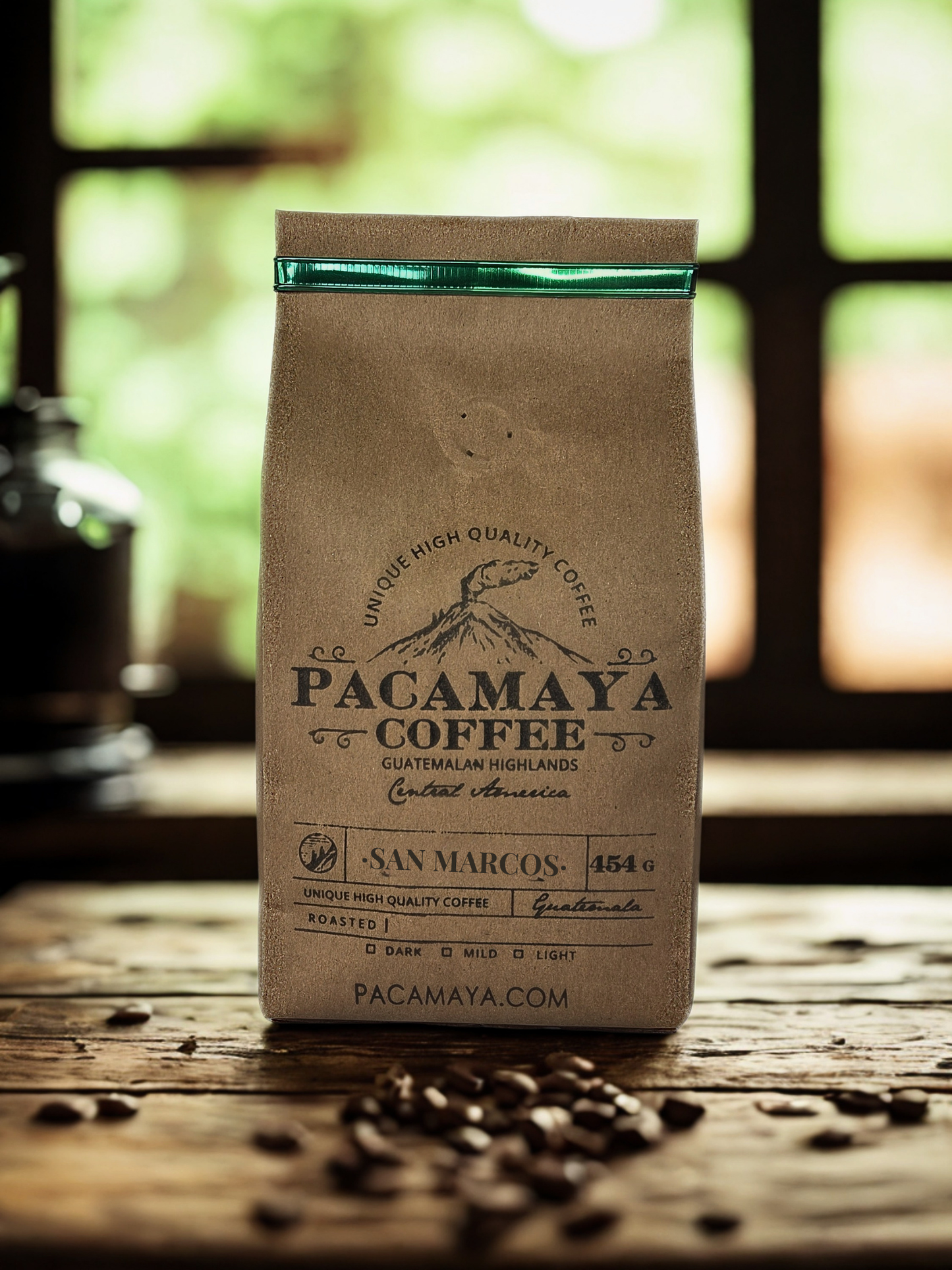 San Marcos Dark Roast Coffee Beans Single Origin Specialty Arabica
