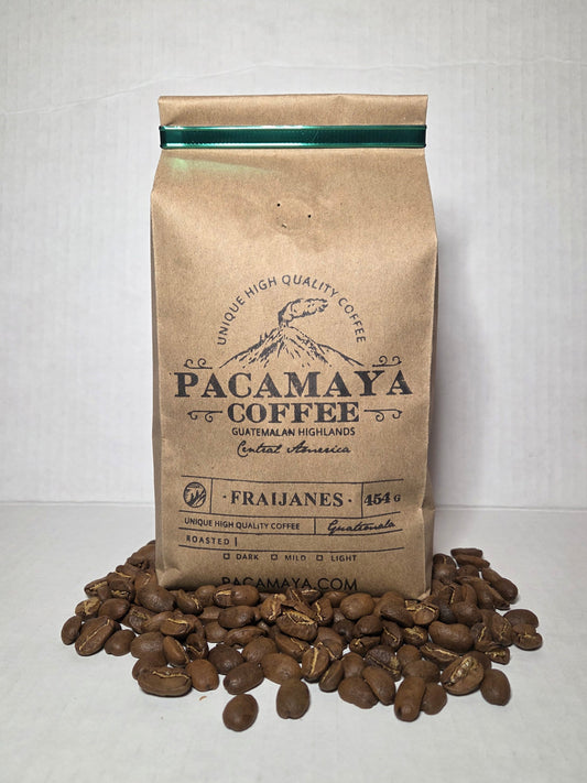 Fraijanes Pacaya Medium Roast Coffee Beans Single Origin Washed Arabica